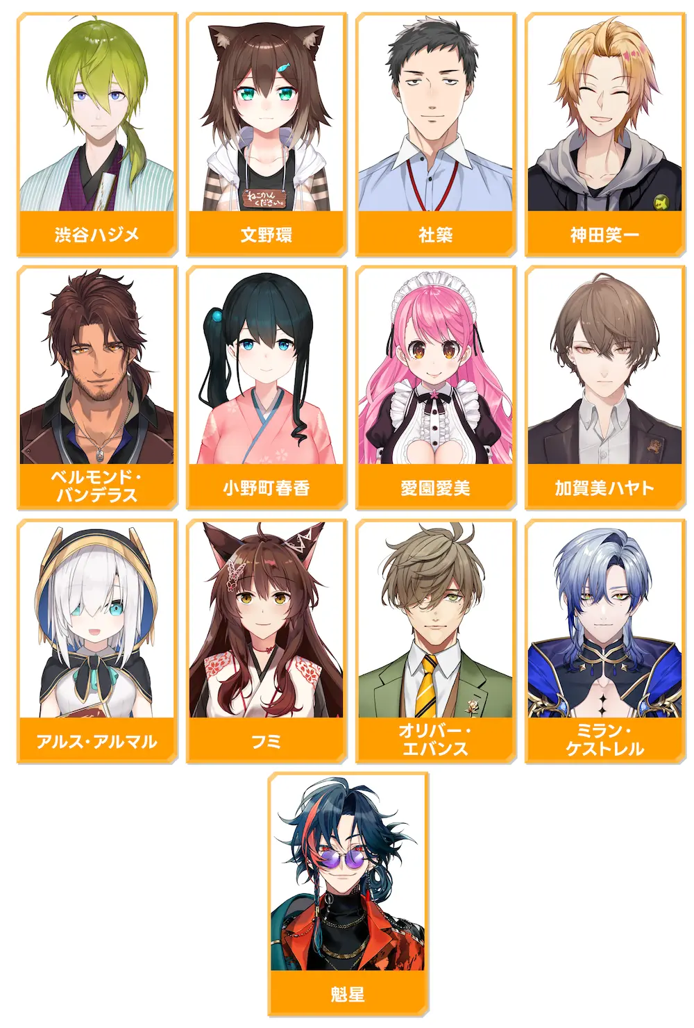 にじさんじ にじフェス OVERTURE アクリルパネル クリアファイル