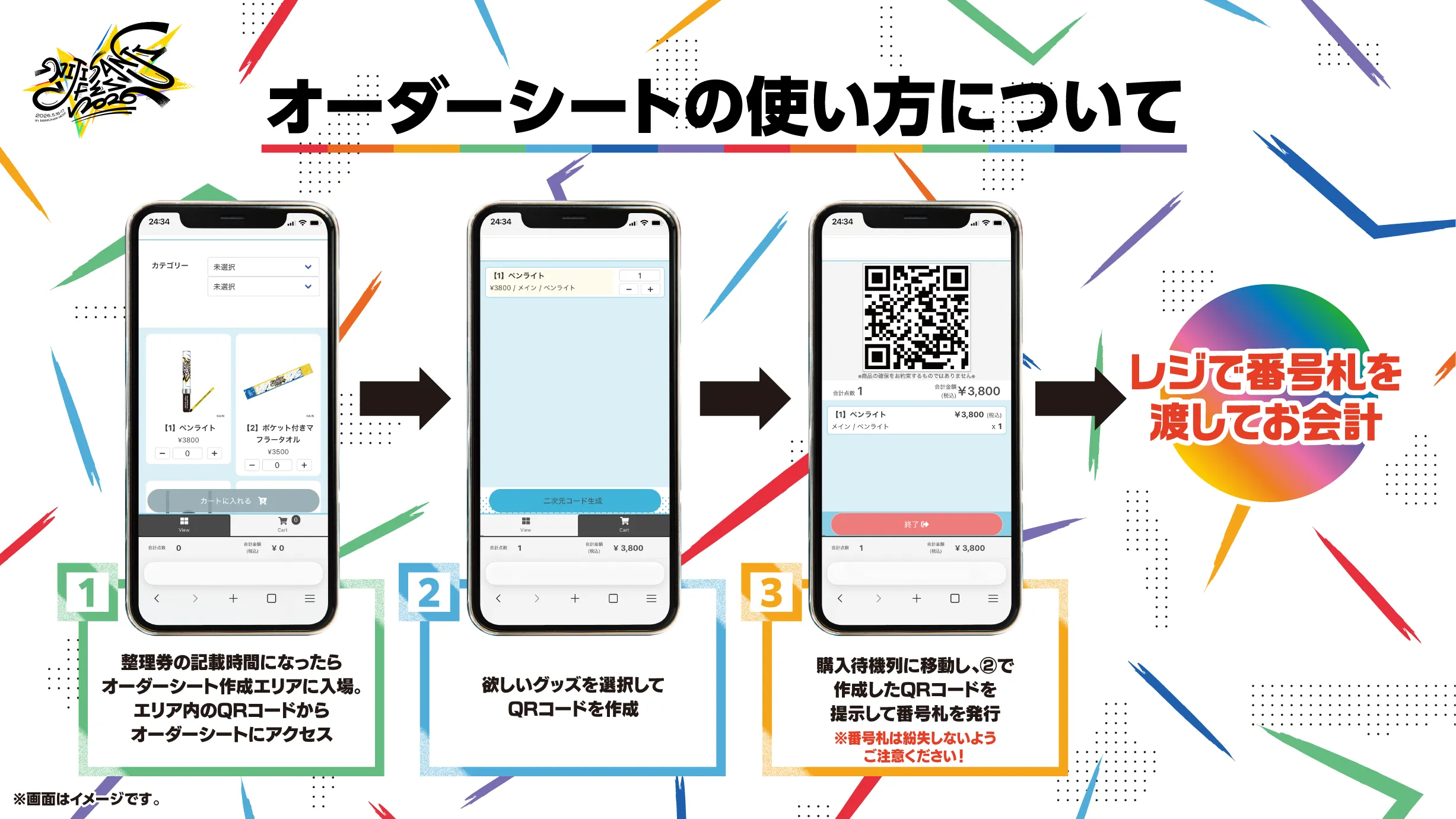 オーダーシートの使い方について