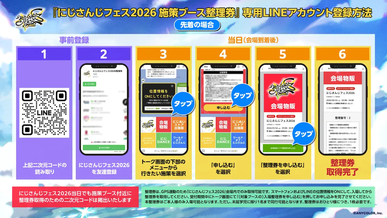 整理券取得方法